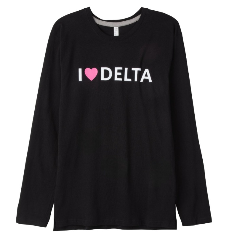 BCRF I Heart Delta LS Tee